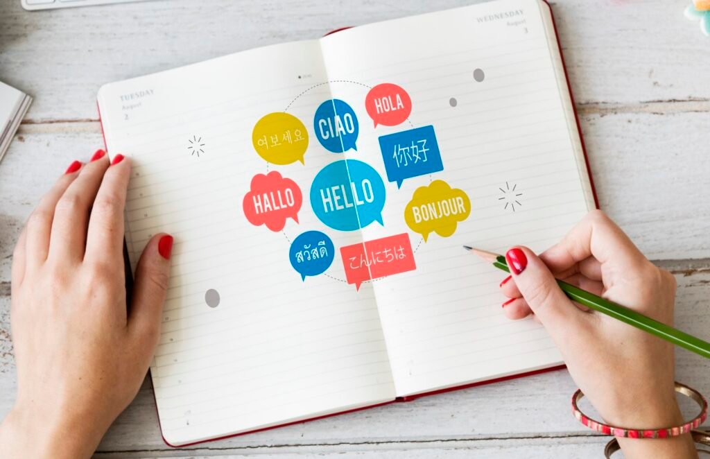 Mehrsprachige Begrüßungen – professionelle Übersetzungsdienste von Nachtigal Services