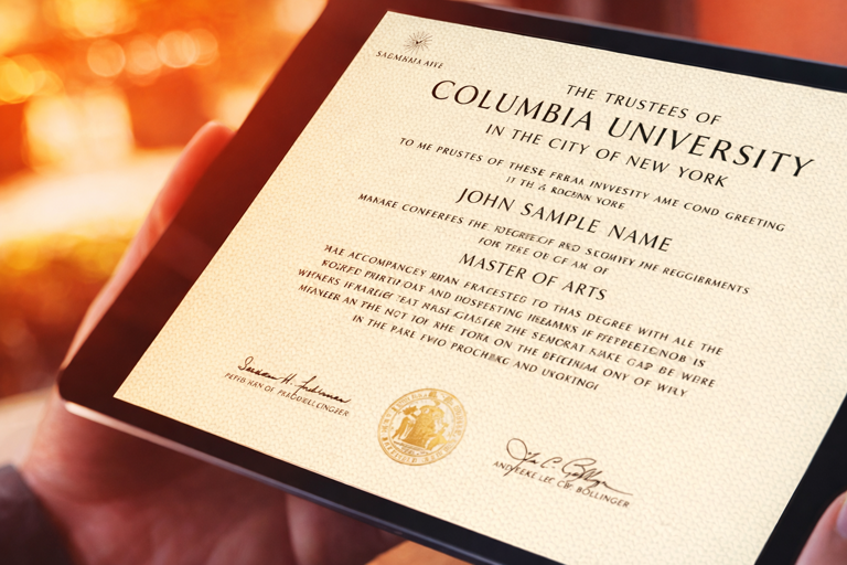 Certified diploma and school certificate translation into German