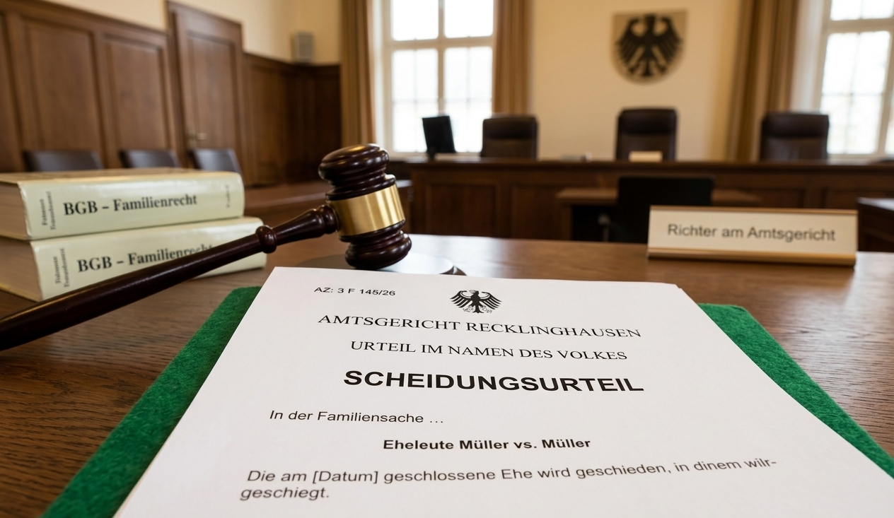 Beglaubigte Übersetzung Scheidungsurteil Scheidungsbeschluss Scheidungsurkunde
